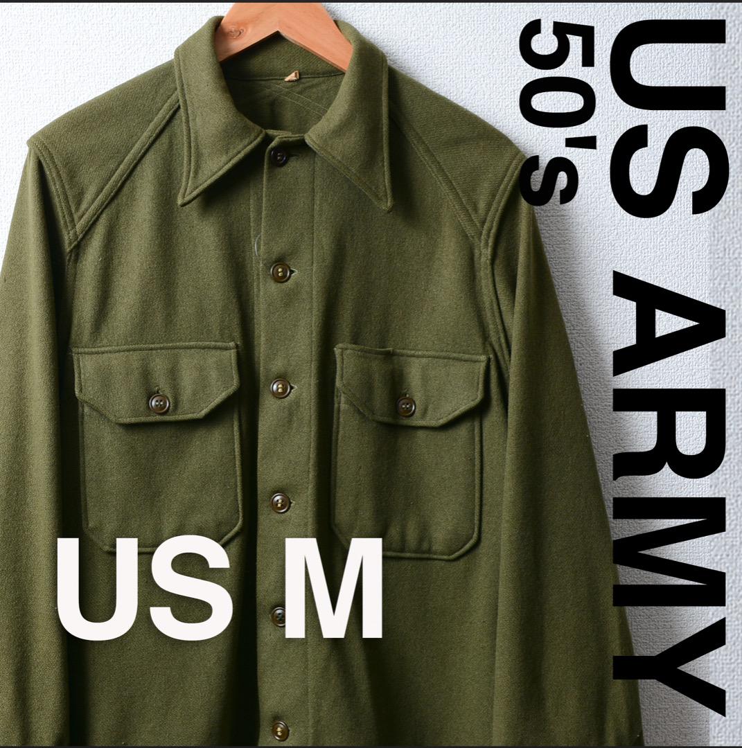 US ARMY 希少50's ミリタリーウールジャケット US Mサイズ 激レアジャケット・アウター