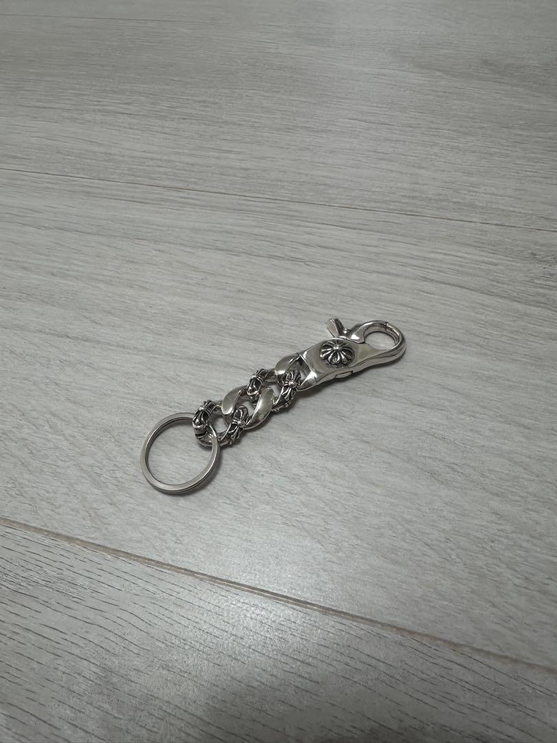 早い者勝ち☘️重量感抜群 シルバー925 無骨 キーホルダー キーチェーン クロス