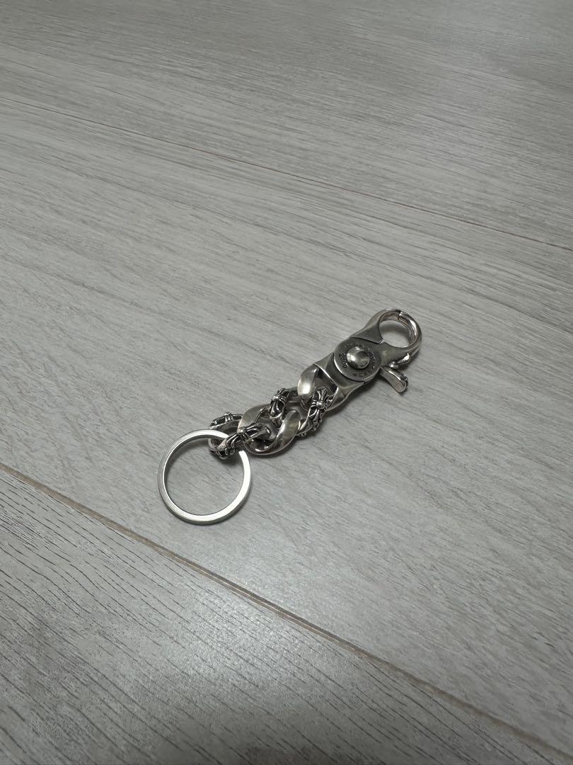 早い者勝ち☘️重量感抜群 シルバー925 無骨 キーホルダー キーチェーン クロス