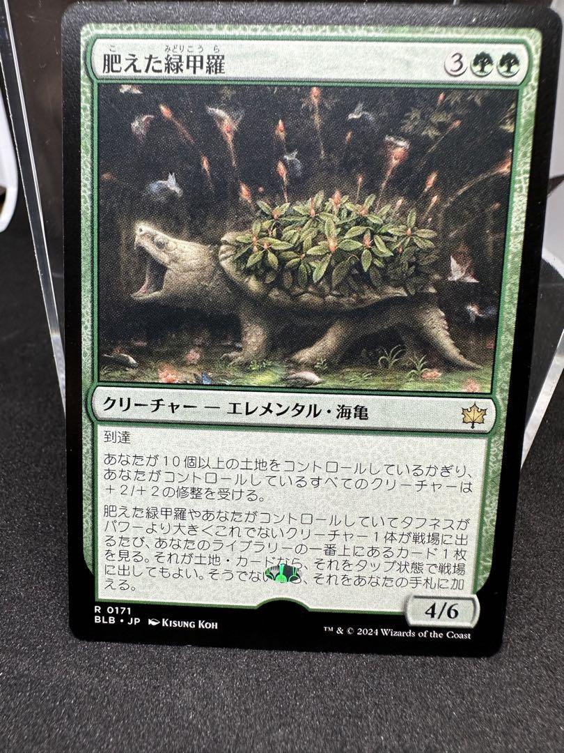 mtg エラーカード ホログラムズレ 肥えた緑甲羅 マジック：ザ