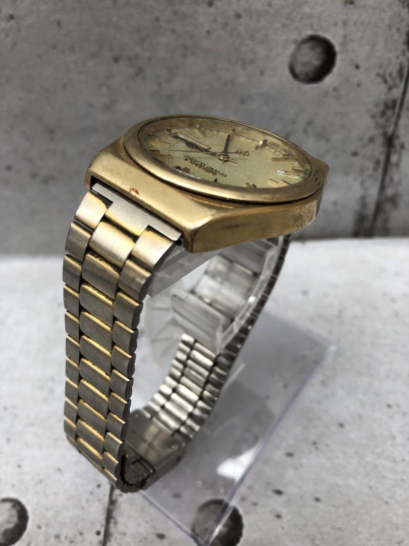 SEIKO　GRAND　QUARTZ　ゴールド　時計　稼働品(L130)