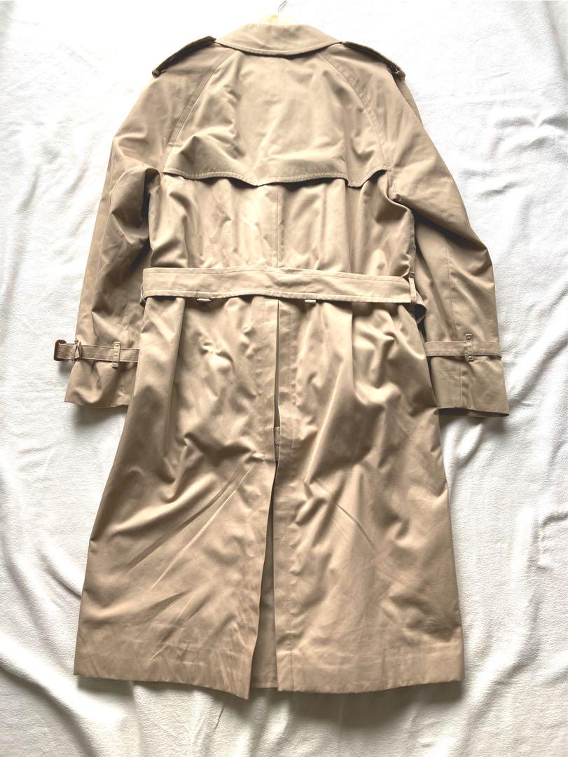 極美品　3XL　バーバリー　ダブルトレンチコート　ノバチェック　ハニーベージュ