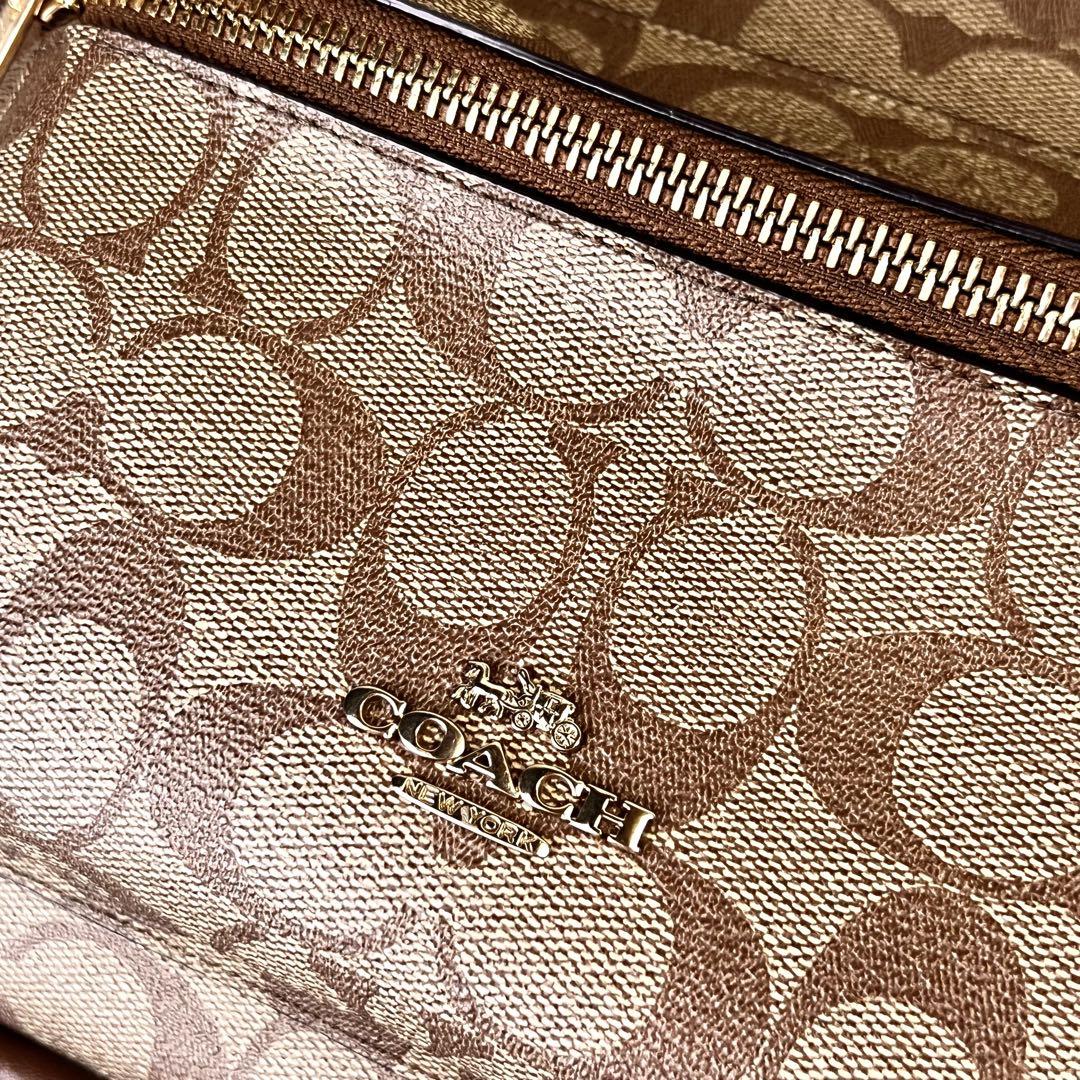 【極美品】COACH リュック ブラウン PVC F32200