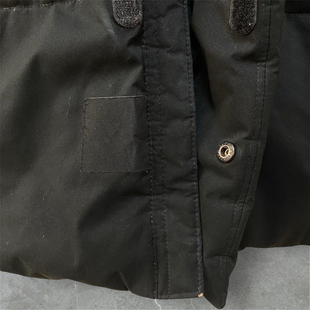 DAKS ダウンジャケット ロングコート ブラック チェック
