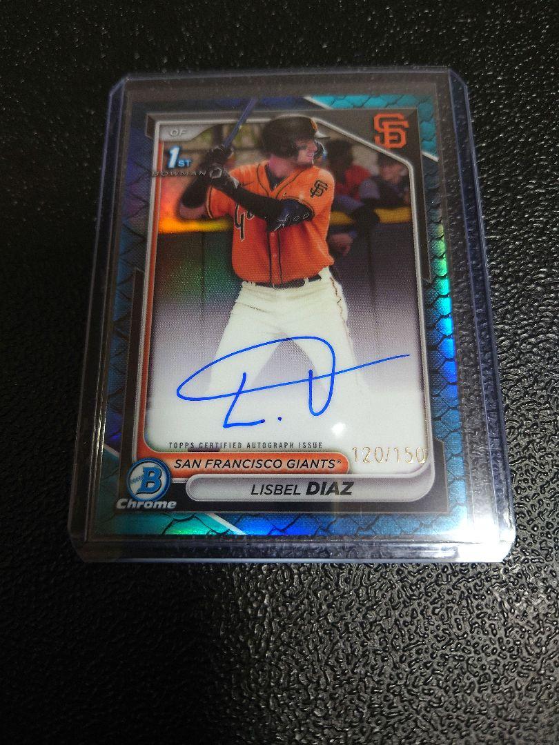 LISBEL DIAZ auto 1st bowman chrome 2024