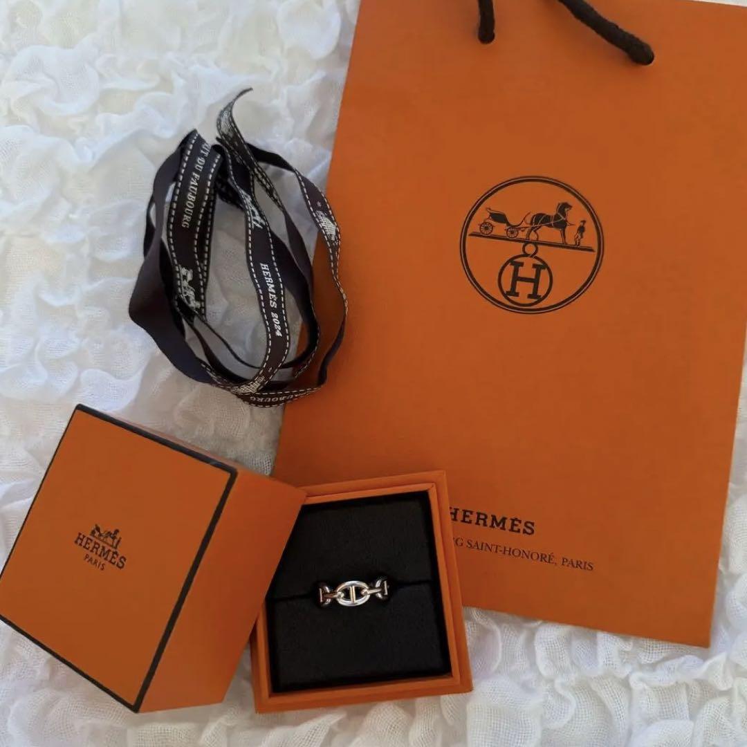 HERMES シェーヌダンクル　アンシェネ　PMリング　55