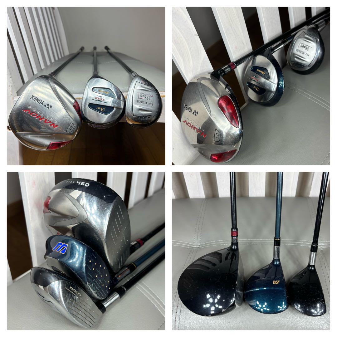 本格派 メンズゴルフクラブ 14本 セット ホンマ タイトリスト ゴルフセット 豪華 14本 HONMA ホンマ メンズ ゴルフ クラブ セット 初心者
