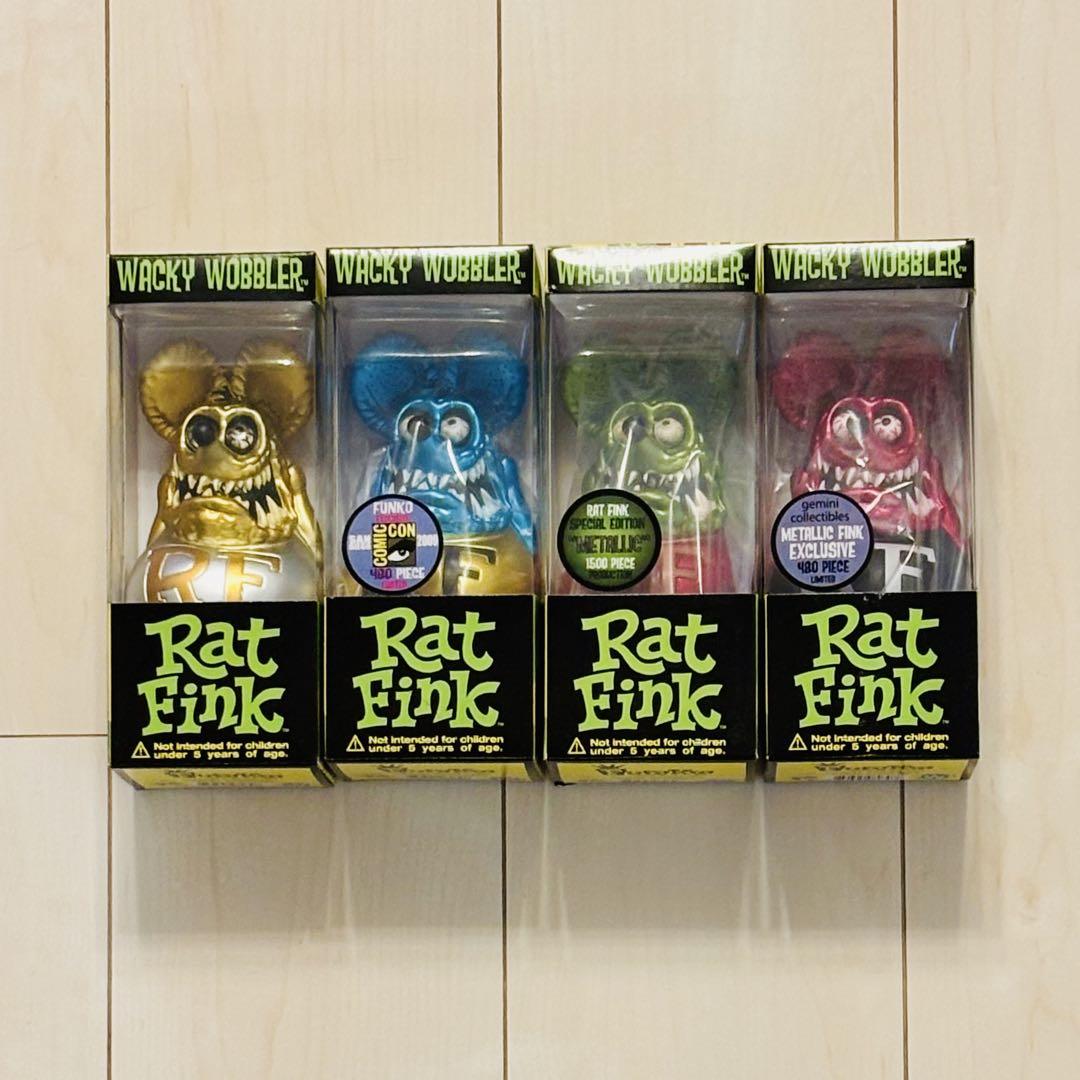 Rat Fink Wacky Wobbler 4体セット Rat Fink Wacky Wobbler 4体セット - メルカリ