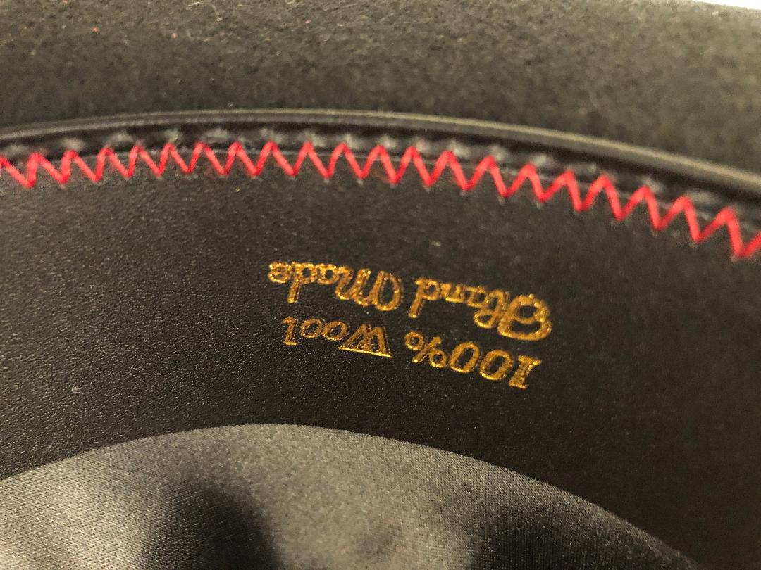 りのあるス 英国クリスティーズ帽子Christys60定番ハット黒フェドーラ XAcMx-m32069211526 ⑶ブランドと