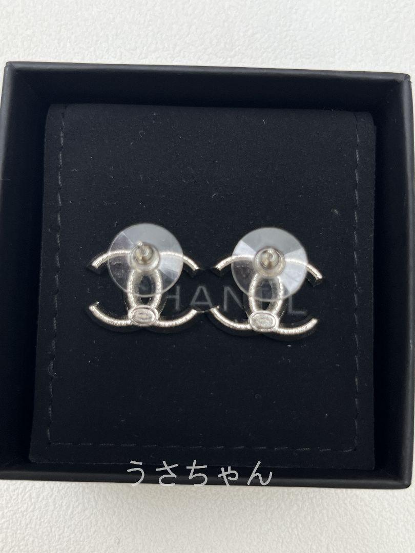 CHANEL シャネル CCロゴ クリスタル ピアス