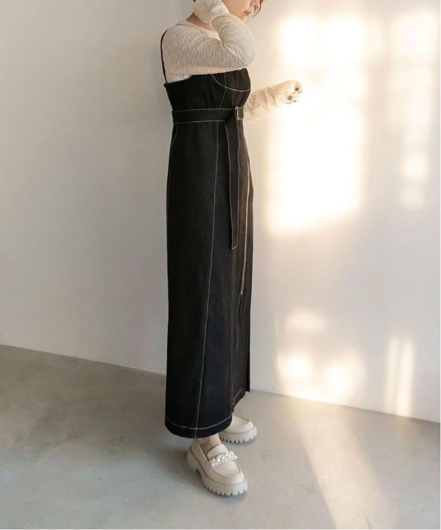 ランダ 新作　パール×ビジュー厚底ローファー　スニーカー　パンプス