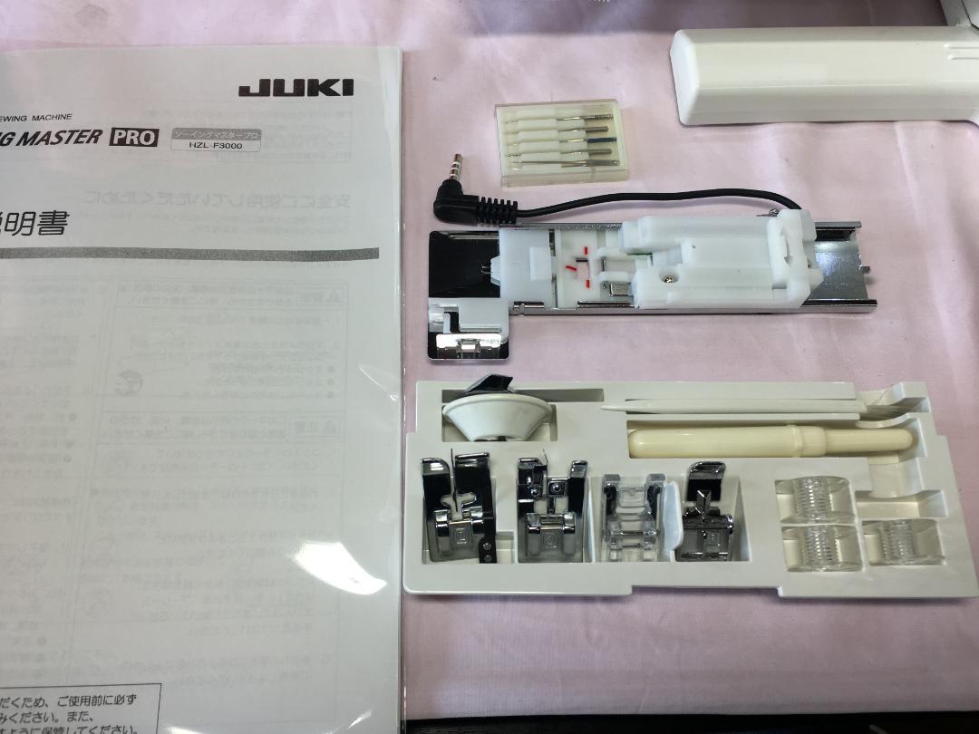 ボタン ミシン本体 JUKI HZL-F3000 jD9dX-m32075502245 フット付 BOX送り ドステッチ