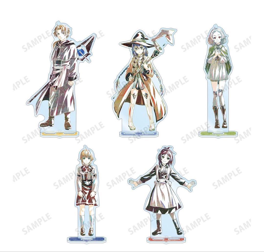 無職転生 アクリルスタンド×5コンプ新品、♥