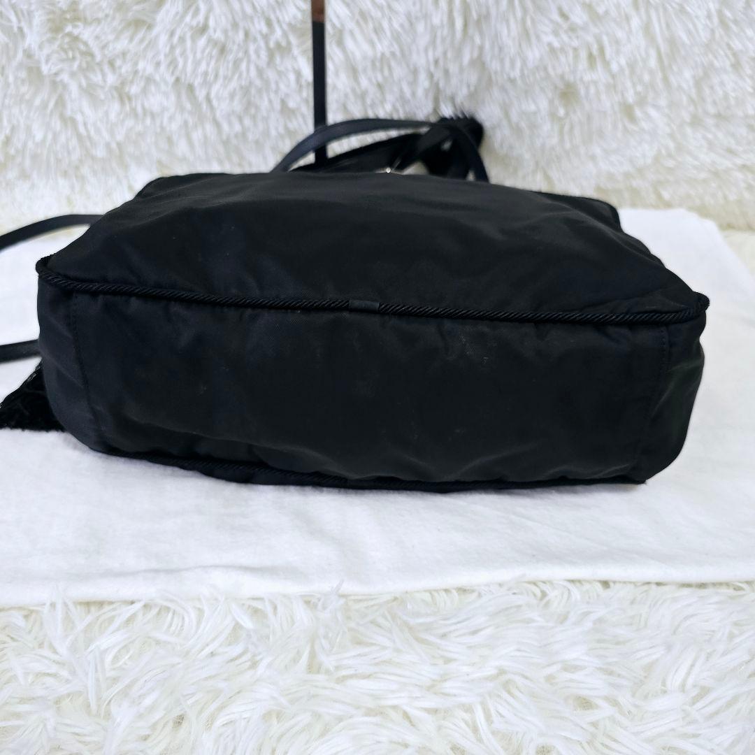 極美品✨PRADA 2way レザーナイロン ミニボストン バッグ ショルダー