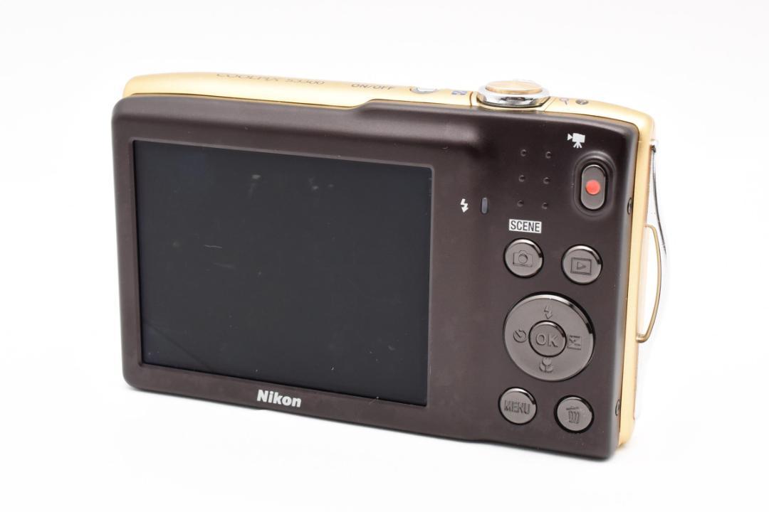 ★美品★ Nikon COOLPIX S3300 ゴールド