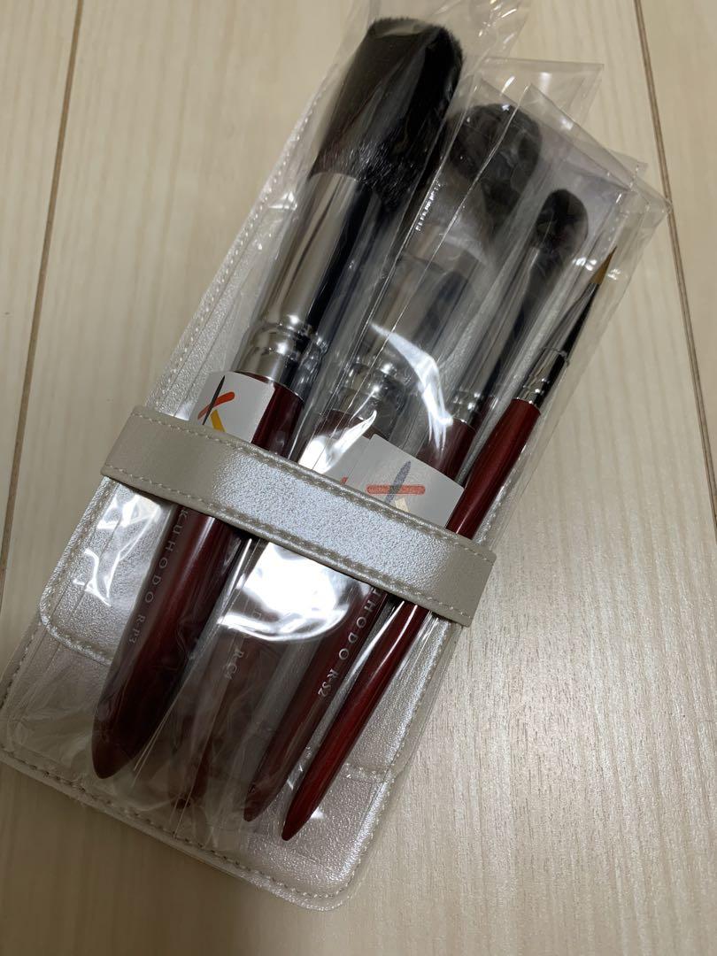 竹寶堂  CHIKUHODO チクホウドウ　メイクブラシ4本セット　熊野筆