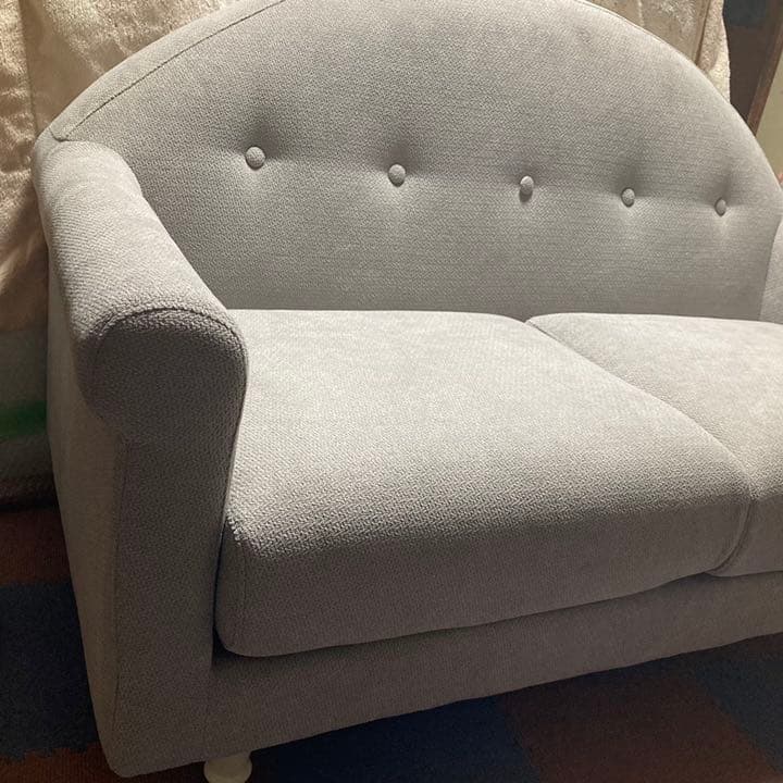 値下げしました!フランフラン コリーヌソファ グレー ほぼ新品 - www