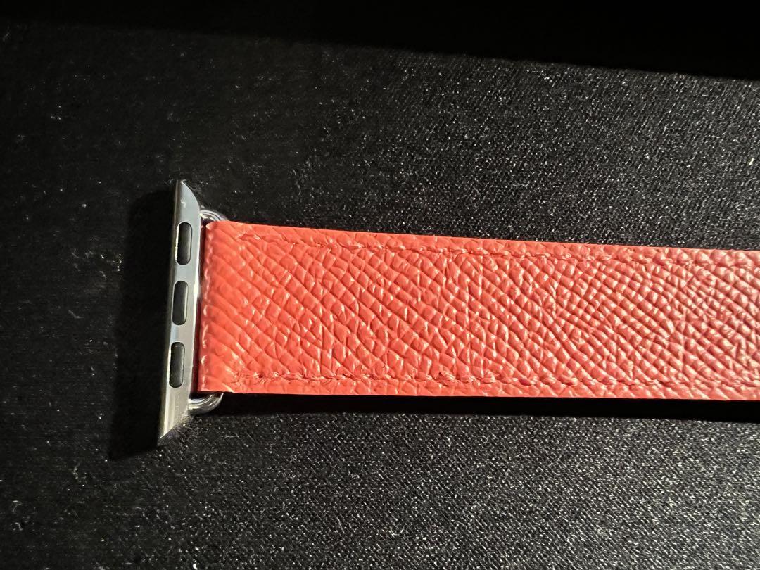 未使用 HERMES アップルウォッチ レザーベルト ドゥブルトゥール 画像5