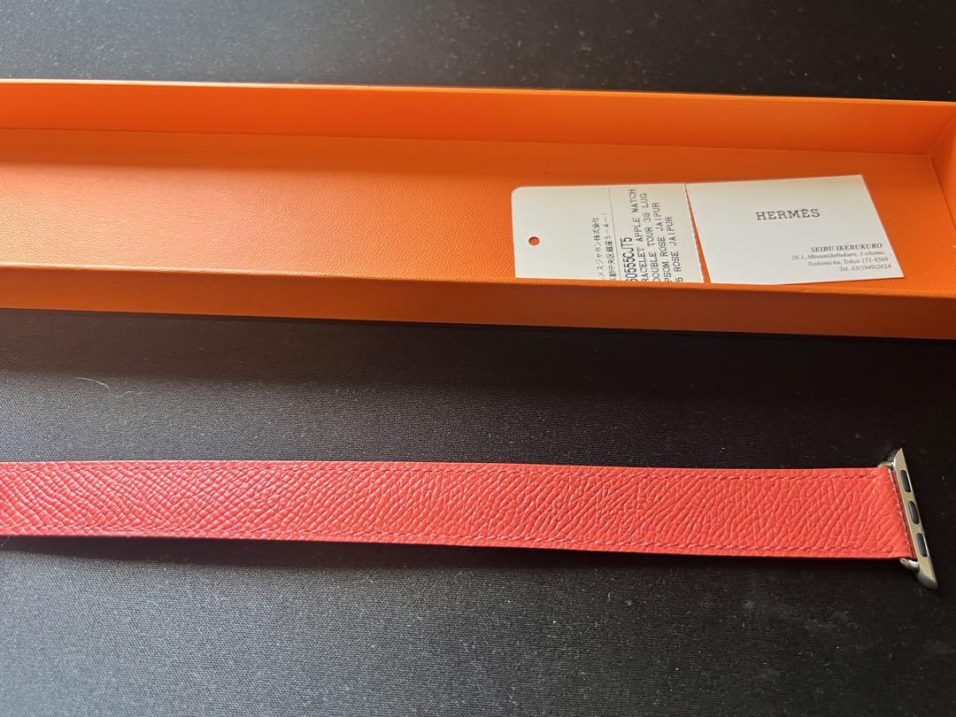 未使用 HERMES アップルウォッチ レザーベルト ドゥブルトゥール 画像6