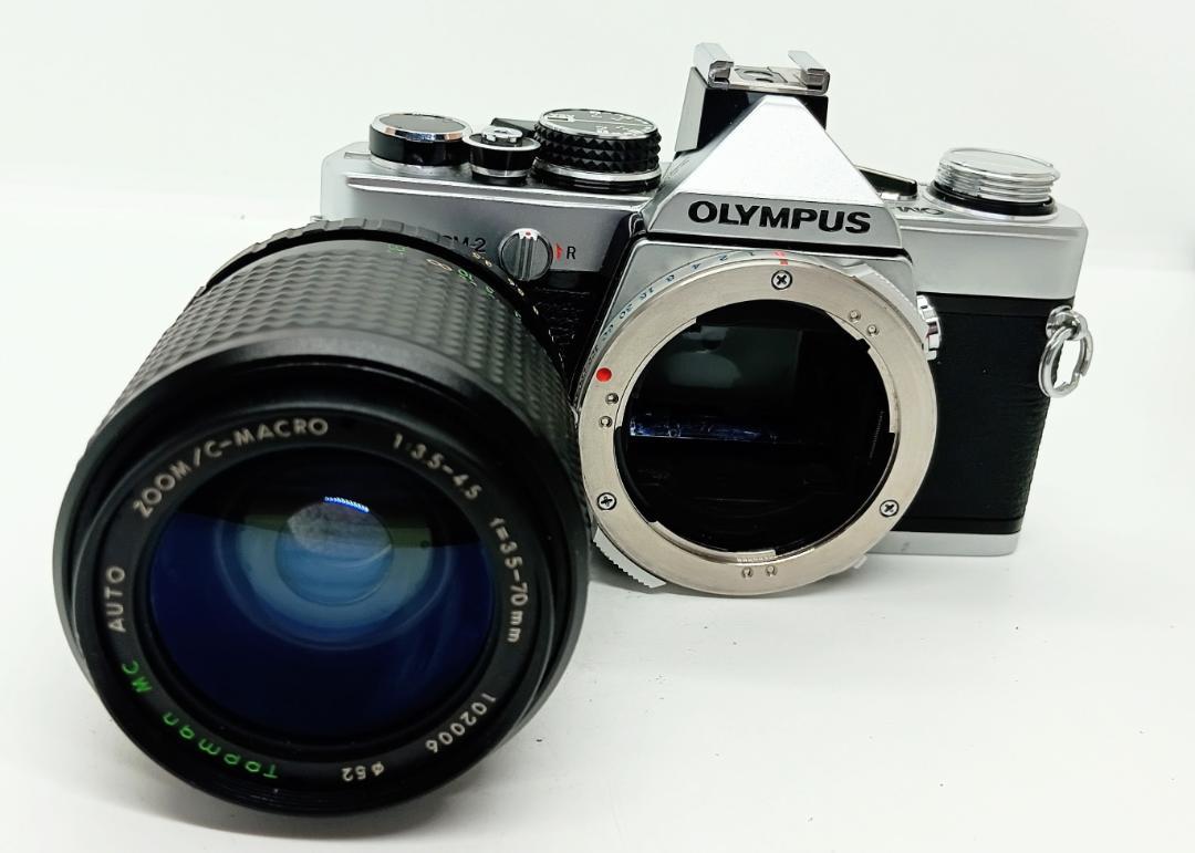 フィルムカメラ Olympus OM-2 Silver 35mm SLR FilmCamera