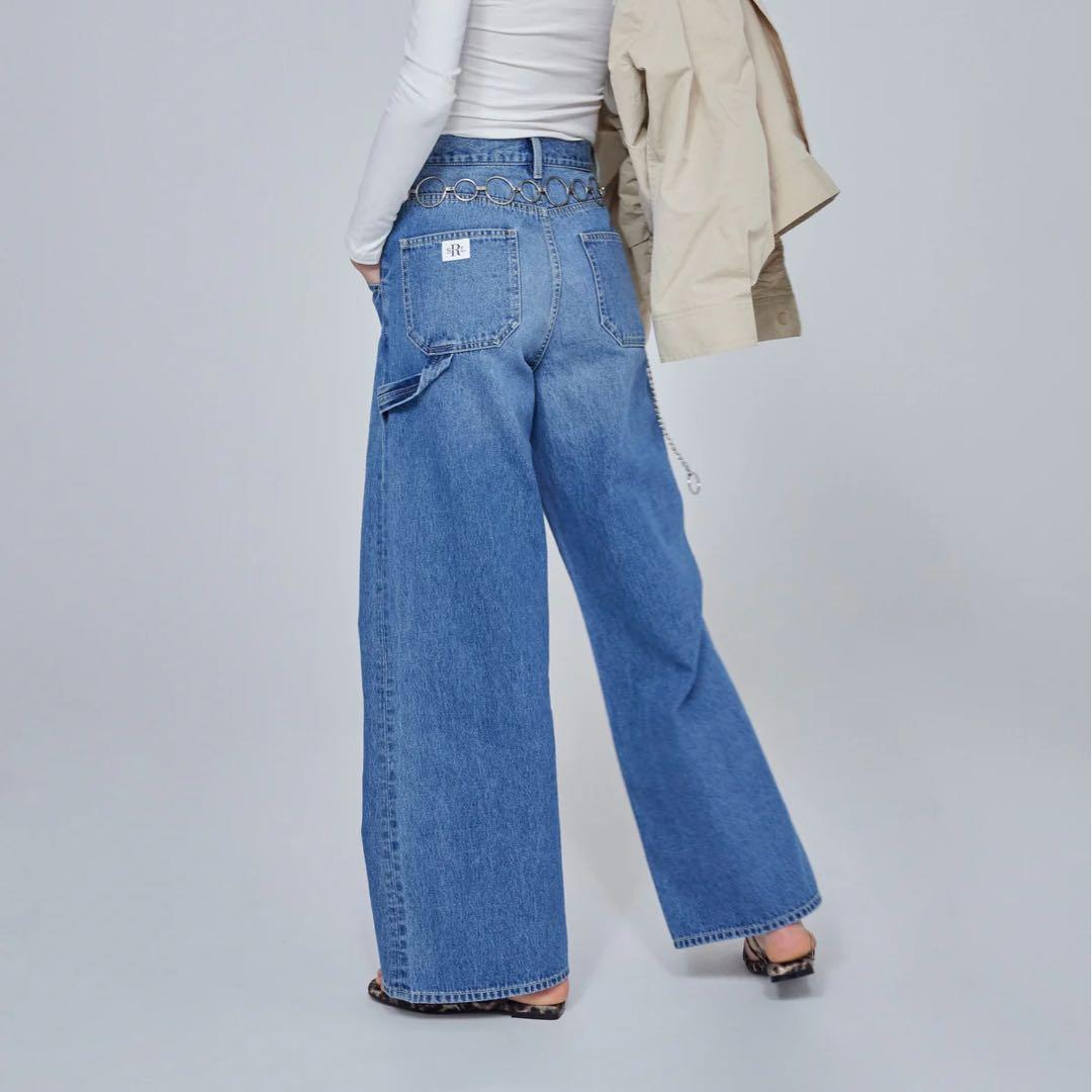 searoomlynn ペインターbaggy denimパンツ SRN05 searoomlynn ペインターbaggy denimパンツ SRN05