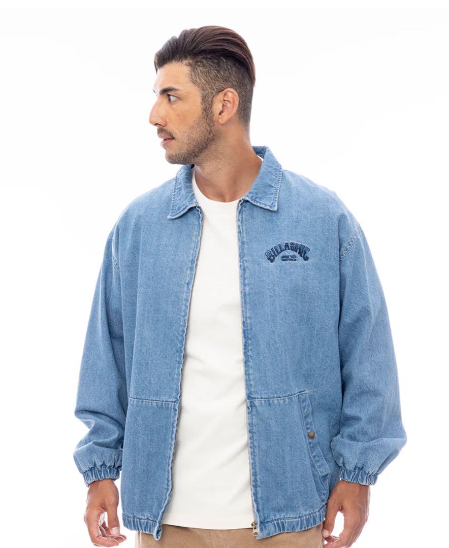 【新品未使用】BILLABONG DENIM ZIP COACH ジャケット