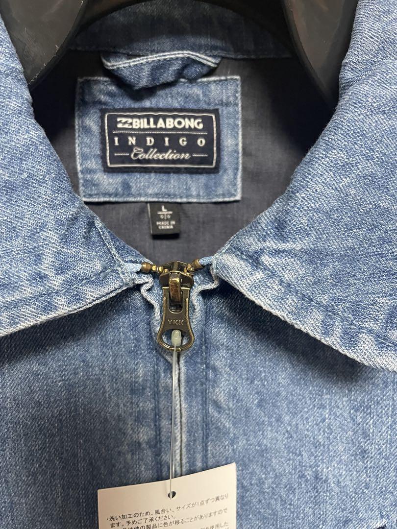 【新品未使用】BILLABONG DENIM ZIP COACH ジャケット