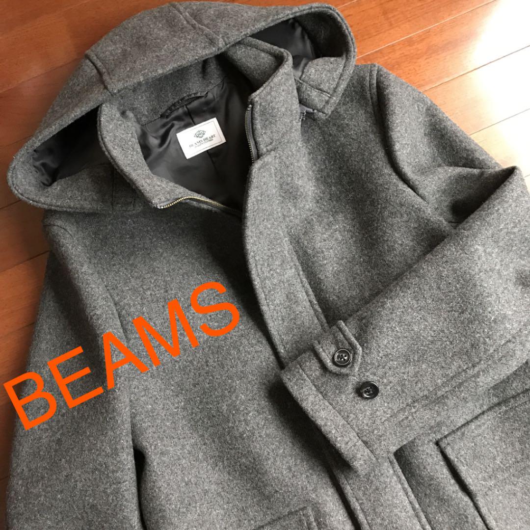 BEAMS フード付き スタンドカラー コート - メルカリ BEAMS フード付き スタンドカラー コート - メルカリ