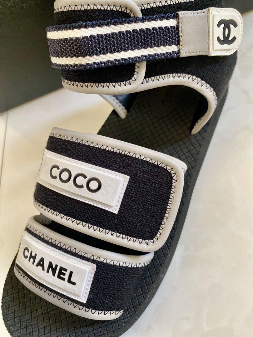 美品 シャネル 軽量 スポーツ サンダル フットベット 39 CHANEL 美品 シャネル 軽量 スポーツ サンダル フットベット 39 CHANEL