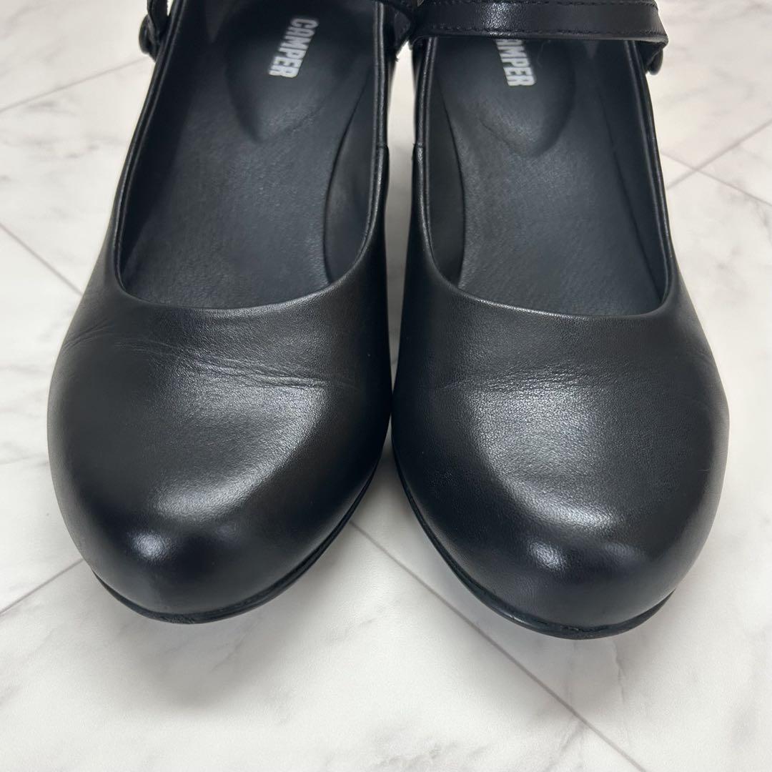 カンペール Camper HELENA BAJO 24 黒 ストラップ パンプス