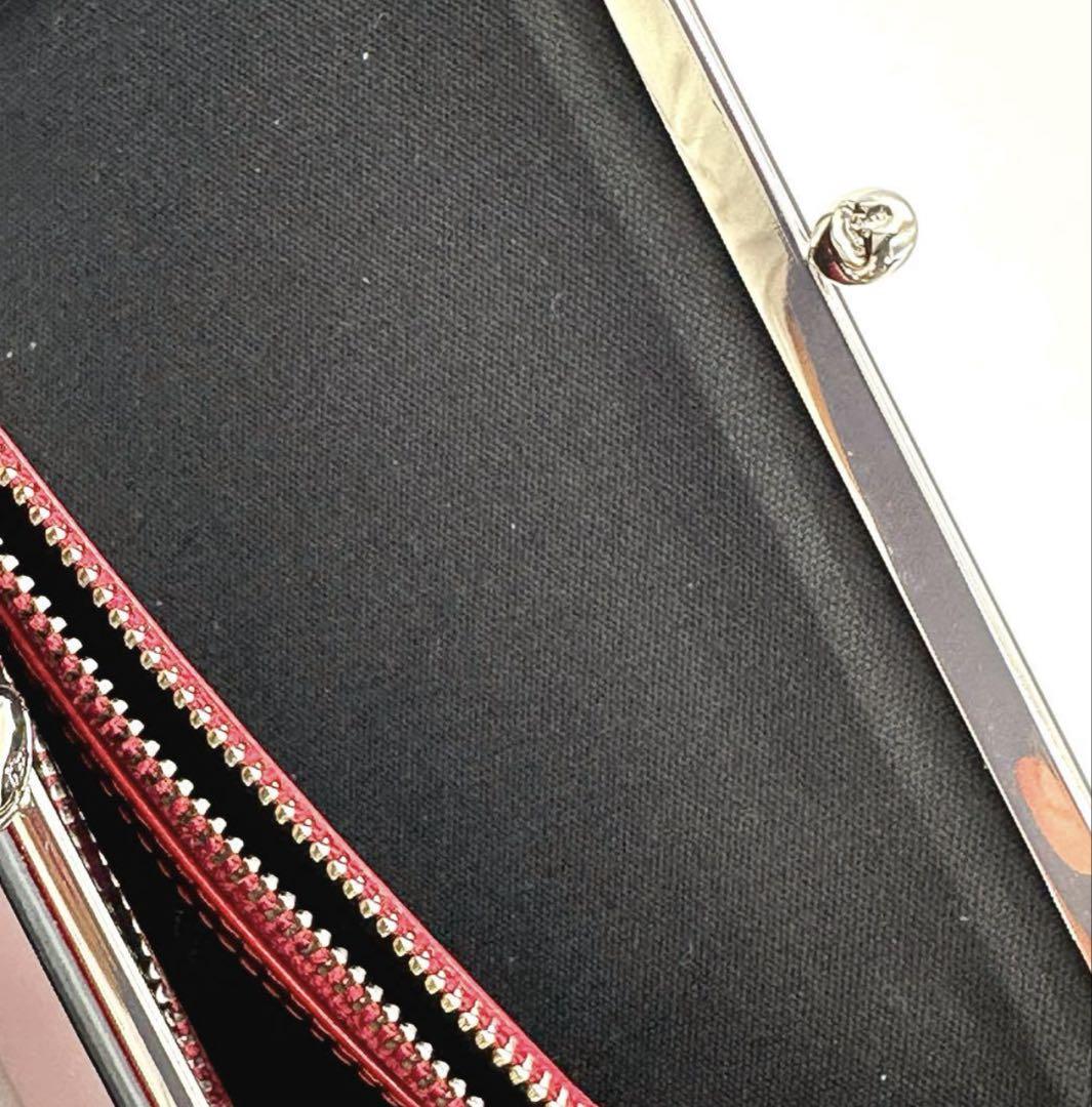 【極美品】ヴィヴィアンウエストウッド　長財布 がま口　レッド レディース