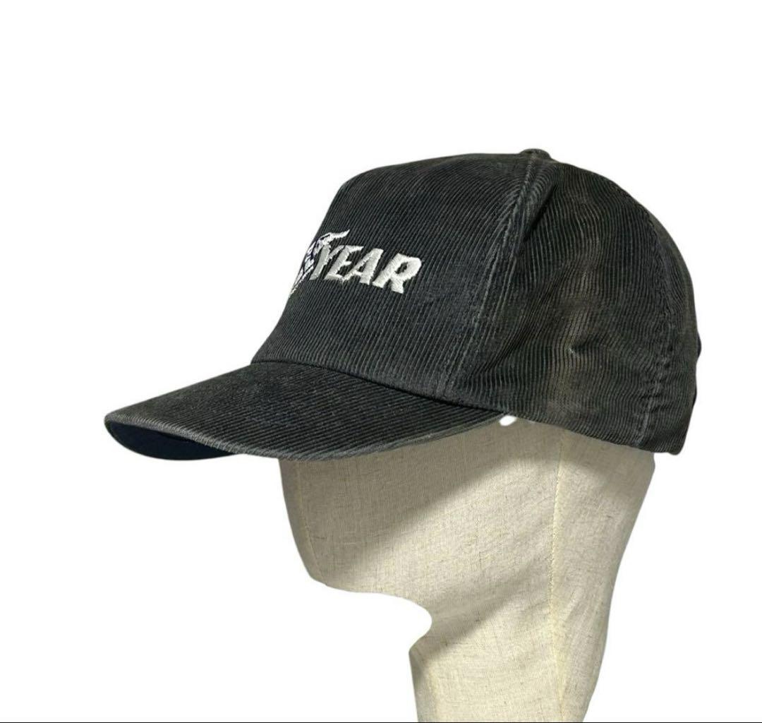 【80s】USA製 GOODYEAR グッドイヤー　コーデュロイ　キャップ
