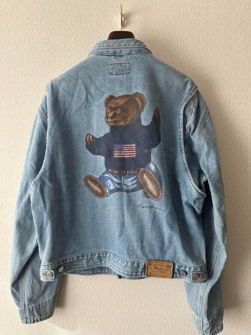 ジャケット・アウター Polo Ralph Lauren 90s Bear Denim Jacket