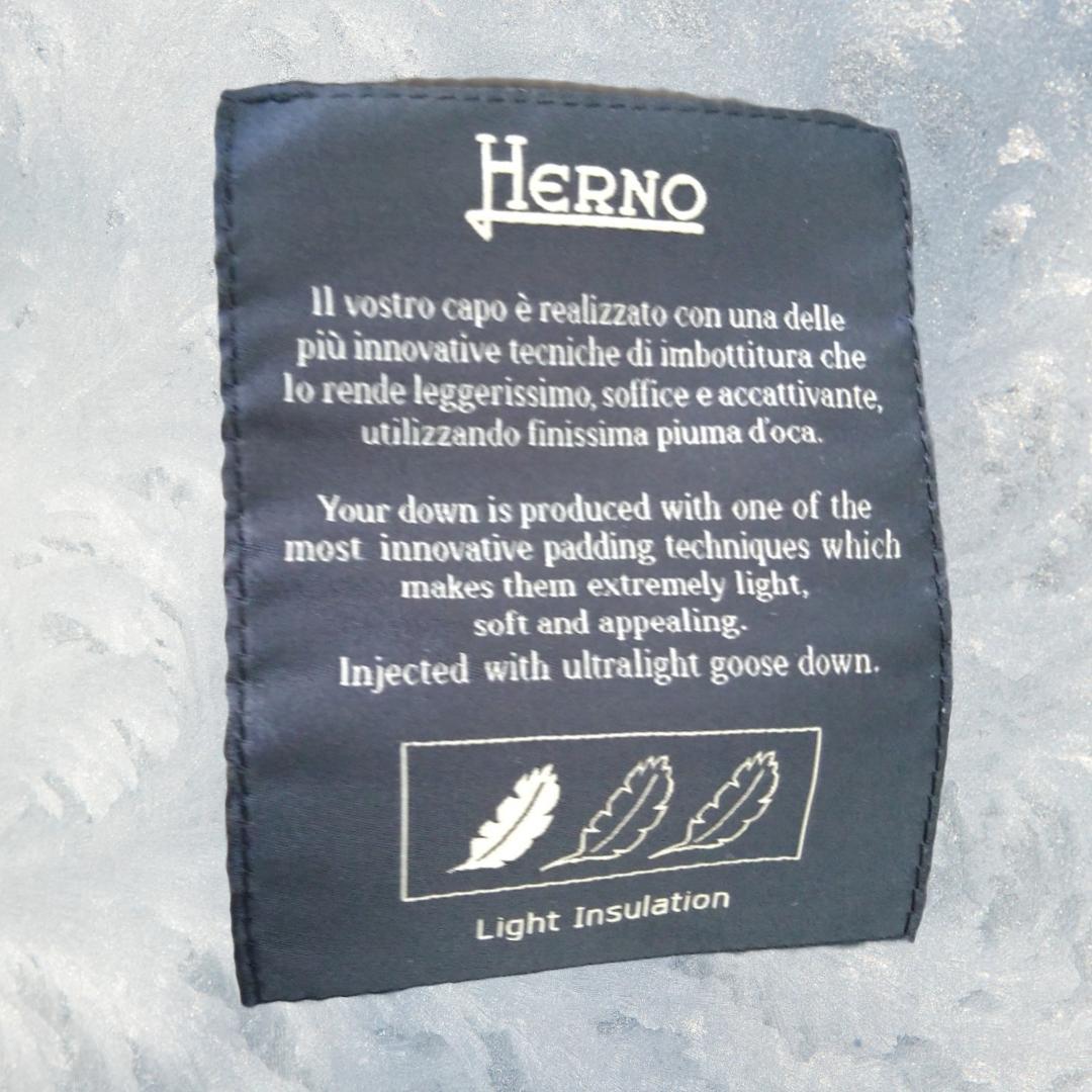 HERNO ヘルノ ダウンベスト グレー サイズ52