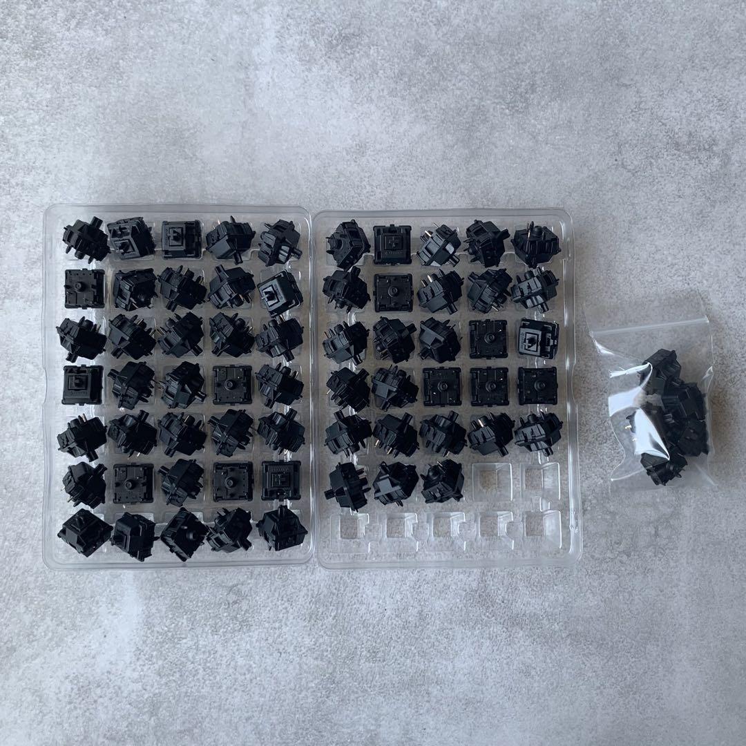 Cherry MX Black NOS Retooled 63個 自作キーボード - メルカリ