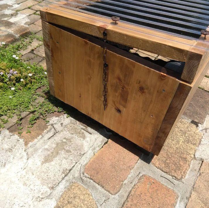 キエーロ耐久性が高いおしゃれな木製コンポスト生ゴミを肥料に変える！ダークブラウン キエーロ 耐久性が高い！おしゃれな木製コンポスト 生ゴミを肥料