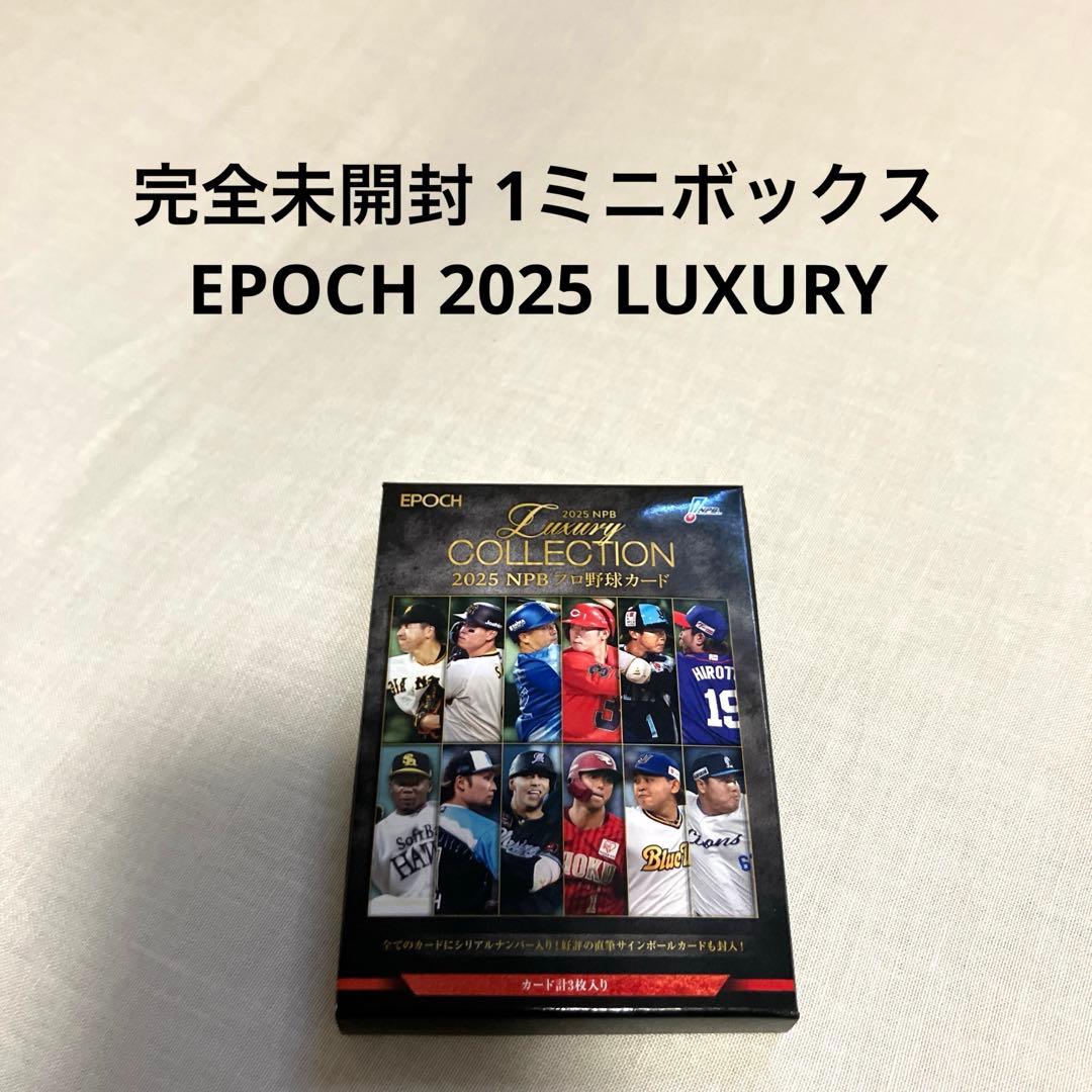 1ミニボックス EPOCH 2025 LUXURY 柴田獅子 村上宗隆目立った傷や汚れなし