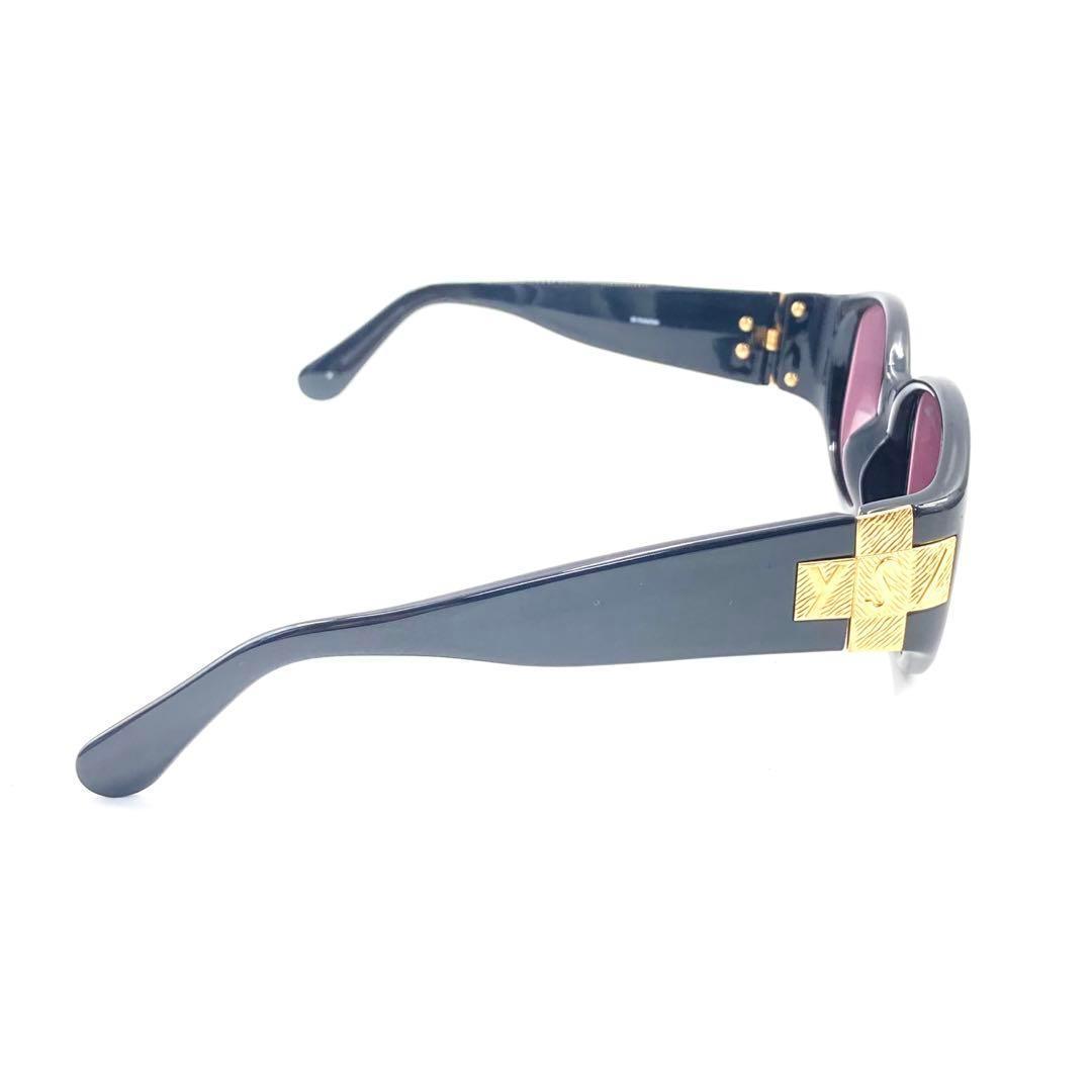 YVES SAINT LAURENT YSL サンローラン サングラス 黒 金