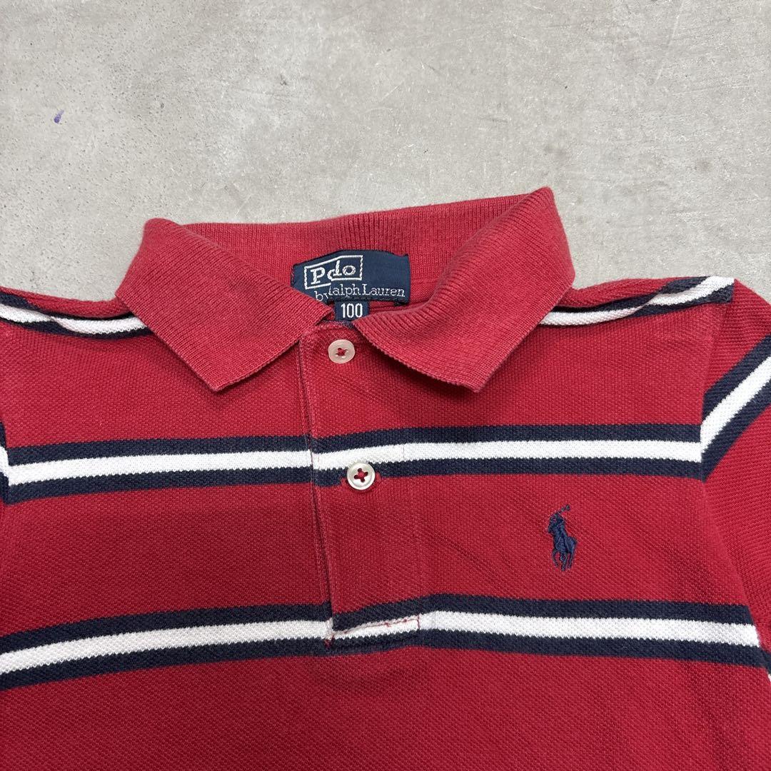8 日今日だけ7000円、Ralphポロシャツ 赤 青 &ストライプ POLO RALPH LAUREN - 美品 ポロ ラルフローレン シャツ 赤