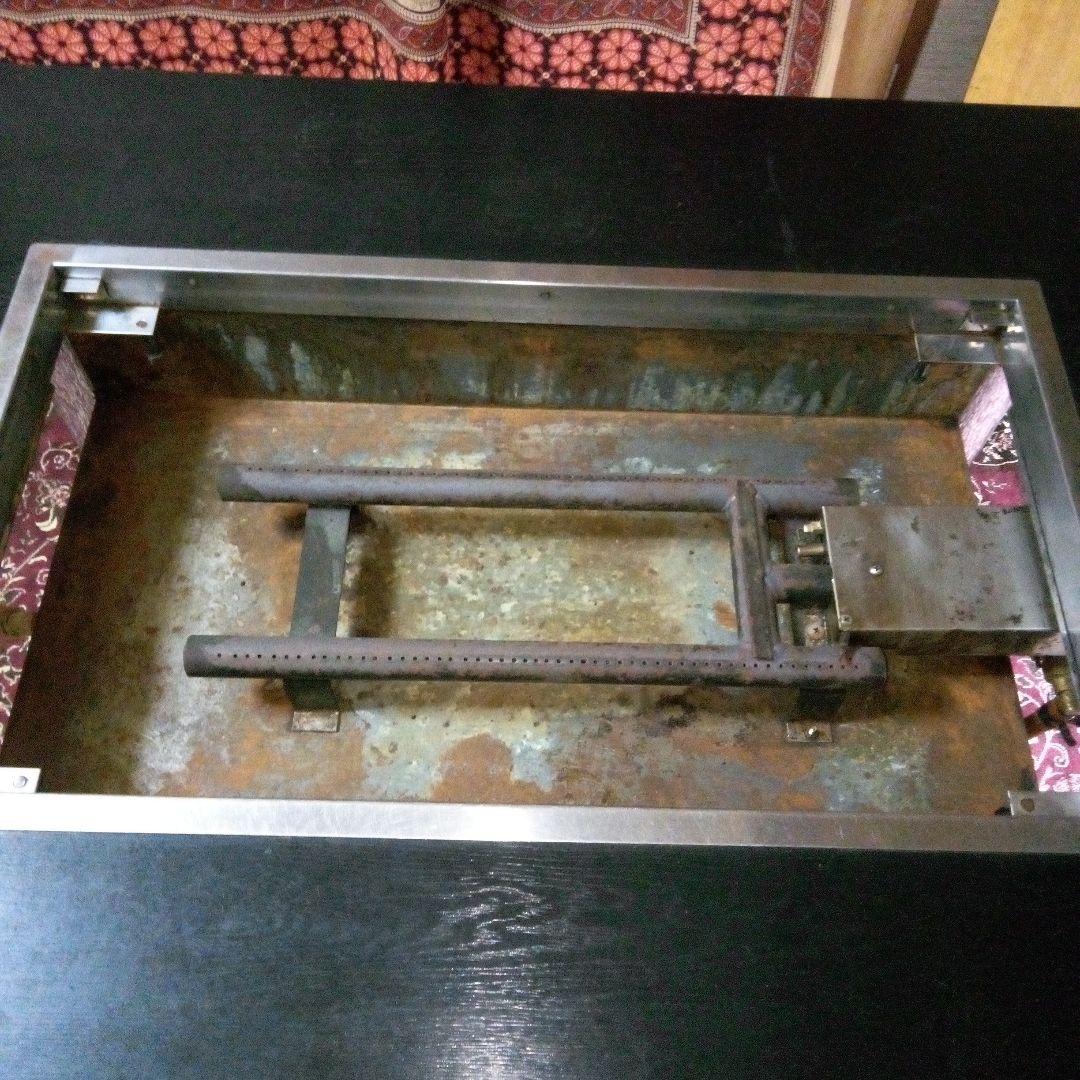 業務用鉄板テーブルお好み焼き プロパンガス 取扱説明書付
