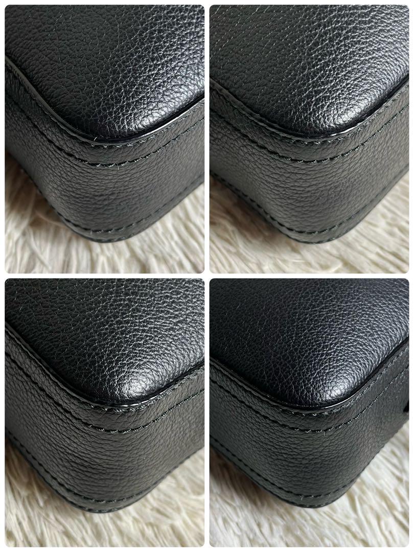 極美品✨JIMMY CHOO カメラバッグ ロゴ金具 ブラック