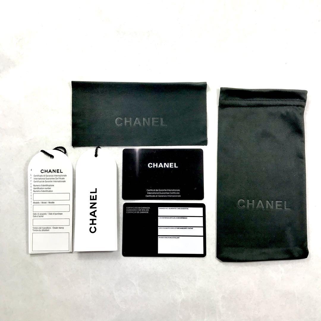 CHANEL 眼鏡用フレーム 新作テンプルマトラッセココマーク付BK✖️アイボリー