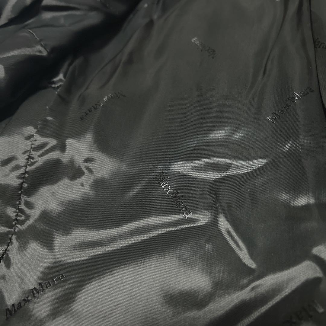 極美品✨MaxMara ピュアカシミヤ テーラードジャケット 黒 42 イタリア