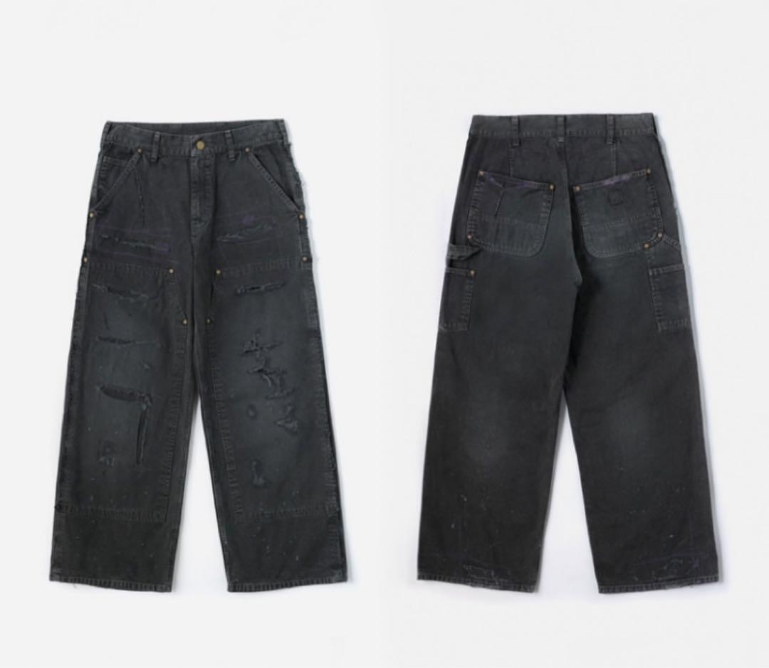 FIFTH アナクロノームRipped Double Knee Pants M