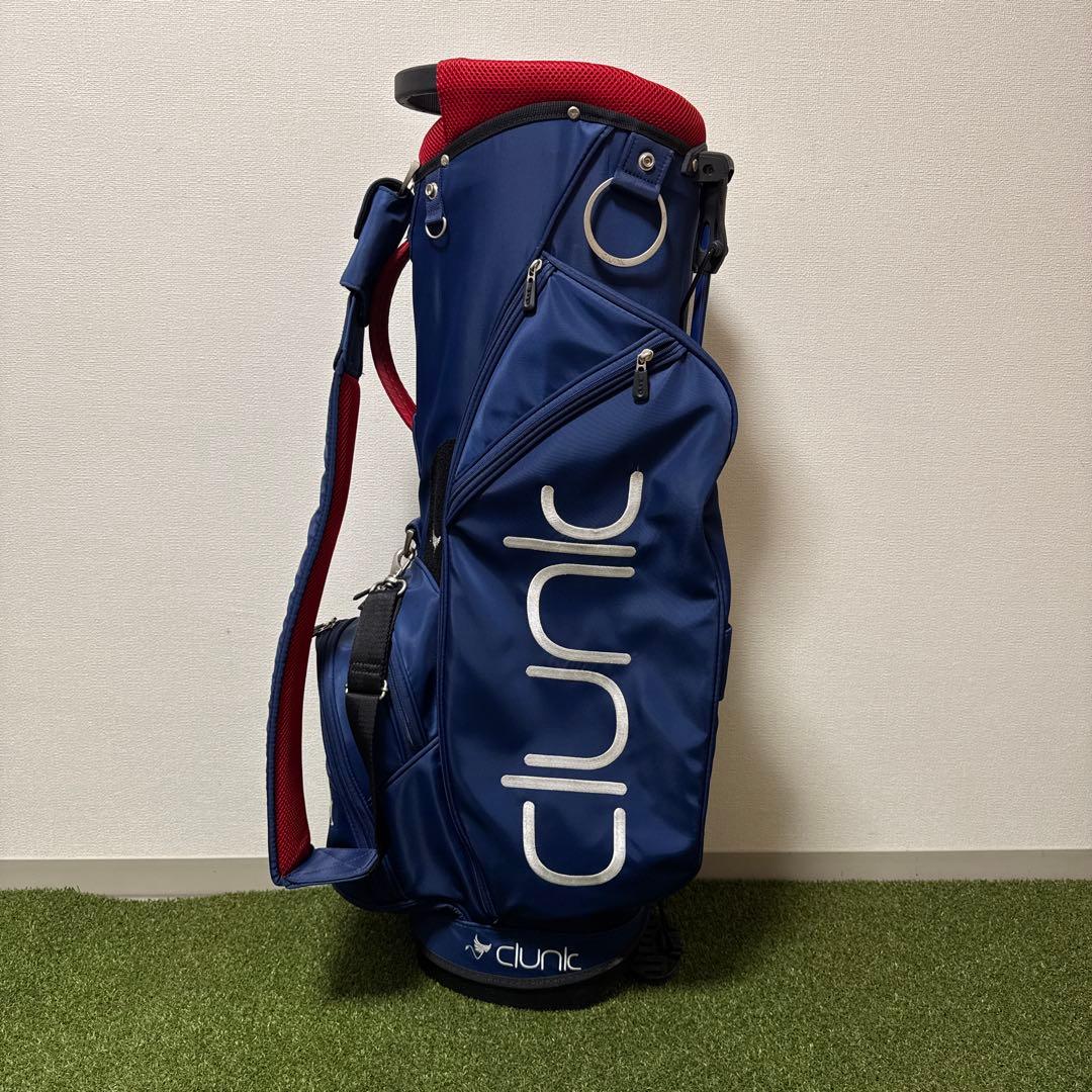 clunk クランク スタンド式 キャディバッグ 撥水 9型 キャディ
