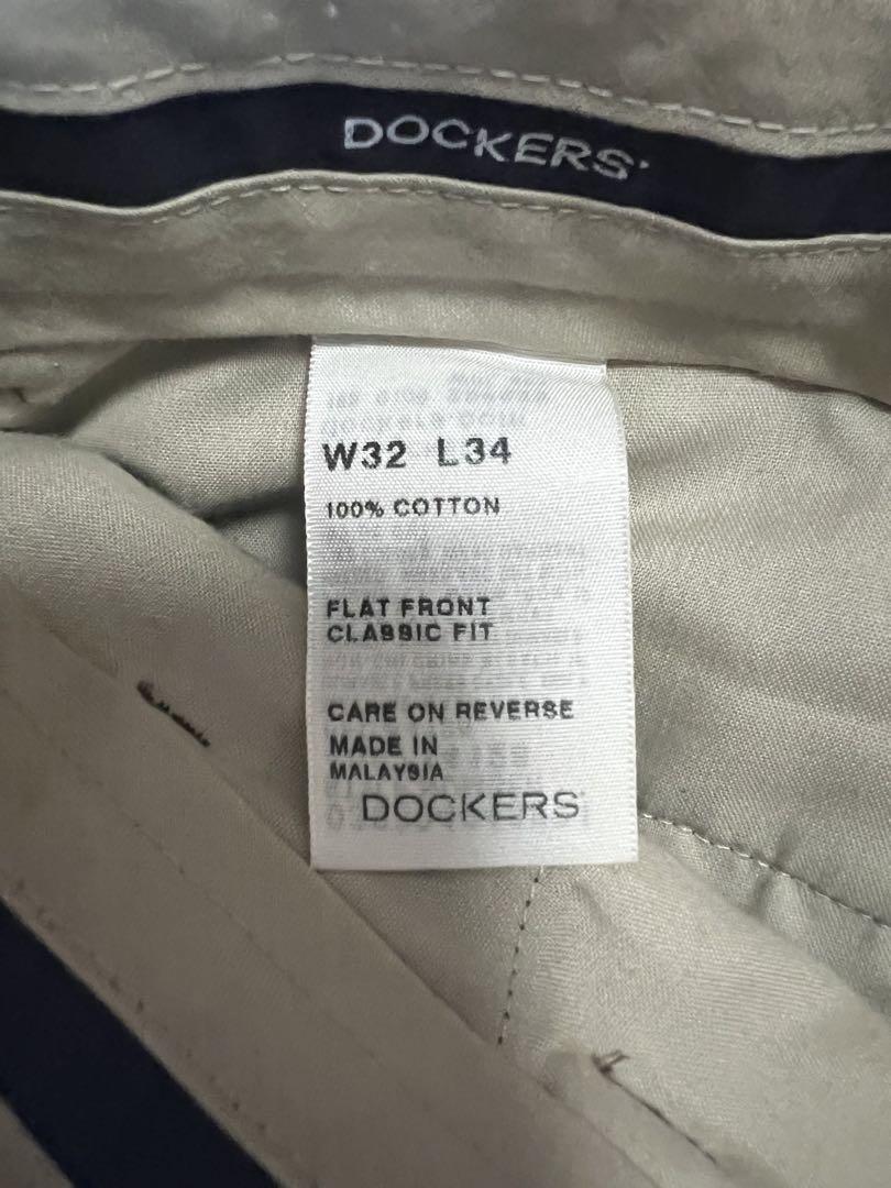 DOCKERS チノパン W32 L34 100%コットン