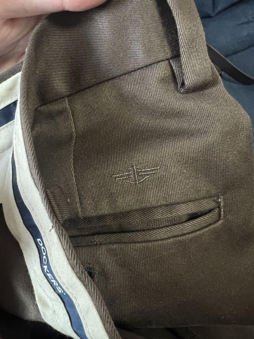 DOCKERS チノパン W32 L34 100%コットン