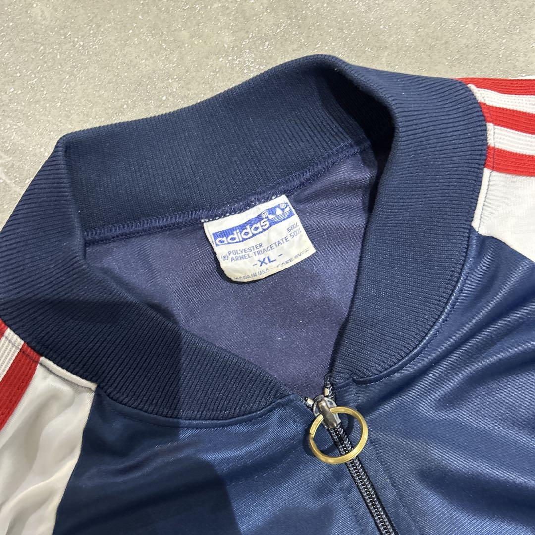 USA製 adidas トラックジャケット XL 難あり ATP