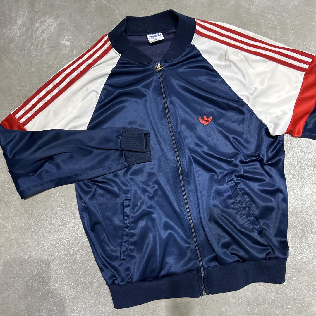USA製 adidas トラックジャケット XL 難あり ATP