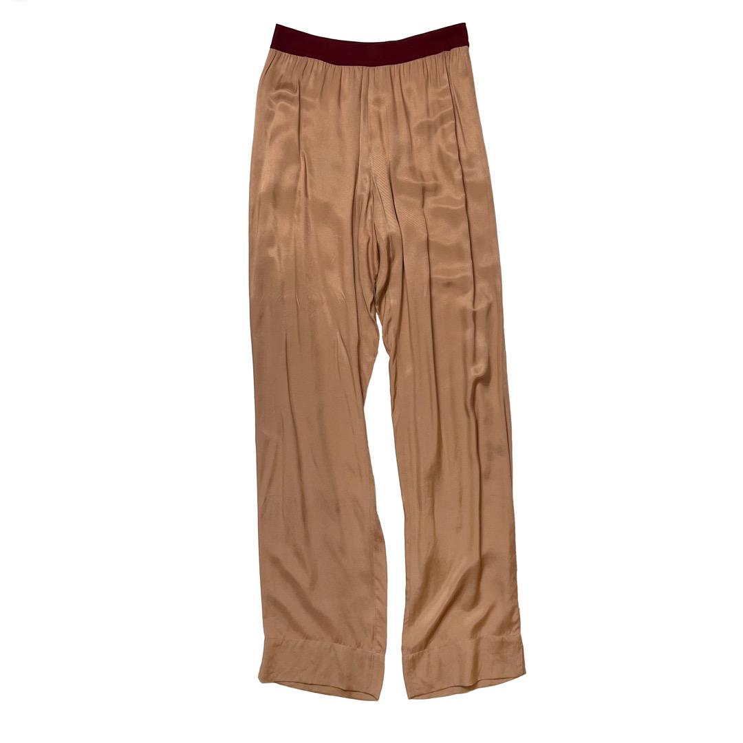 ANN DEMEULEMEESTER Satin Trousers Size40